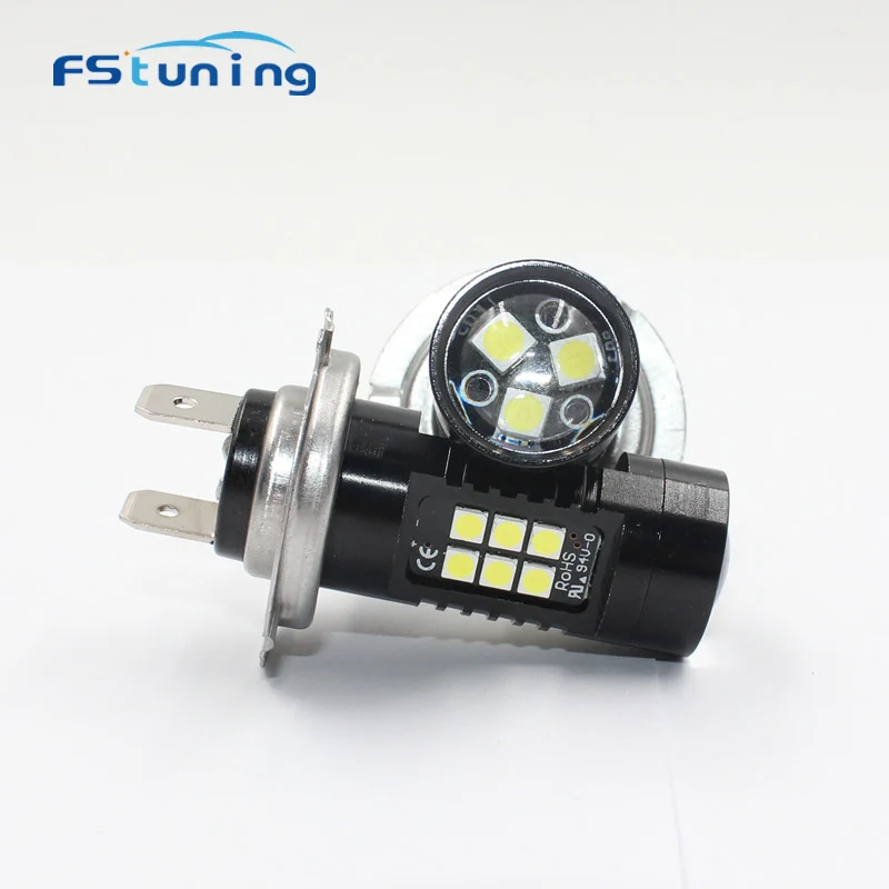 FSTUNING 2x H7 Auto Leds Für Autos DRL treibenden licht 21SMD CANBUS nebel lampe Fehler Freies 3535 10W 12V 6000k LED Auto Weiß Nebel licht FSTUNING 2x H7 Auto Leds Für Autos DRL treibenden licht 21SMD CANBUS nebel lampe Fehler Freies 3535 10W 12V 6000k LED Auto Weiß Nebel licht