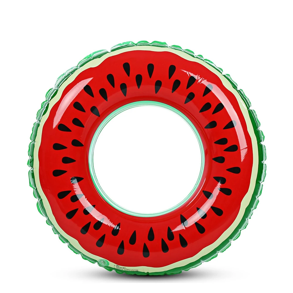 

1pcs Outdoor Safety Watermelon Shape Inflatable Swimming Ring Beach Pool Float Swim Circle for Adults Children