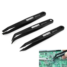 3pcs JAKEMY JM-T11 Fix Repair Tool Kit Triad Anti-static Tweezers Set for iPhone Smartphone Tablets Electronic Components