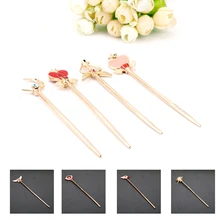 Sailor Moon Card Captor Sakura, заколка для волос, аксессуары для женщин и девочек, заколки для волос, головной убор, Хрустальная луна, сердце, волшебная палочка, заколка для волос