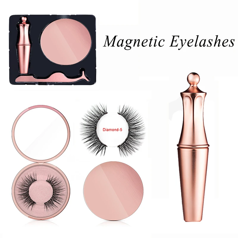 

Magnetic Eyeliner Liquid Waterproof Quick dry Eye liner EyeLiner Set Easy To Wear Eyes Makeup Cosmetic
