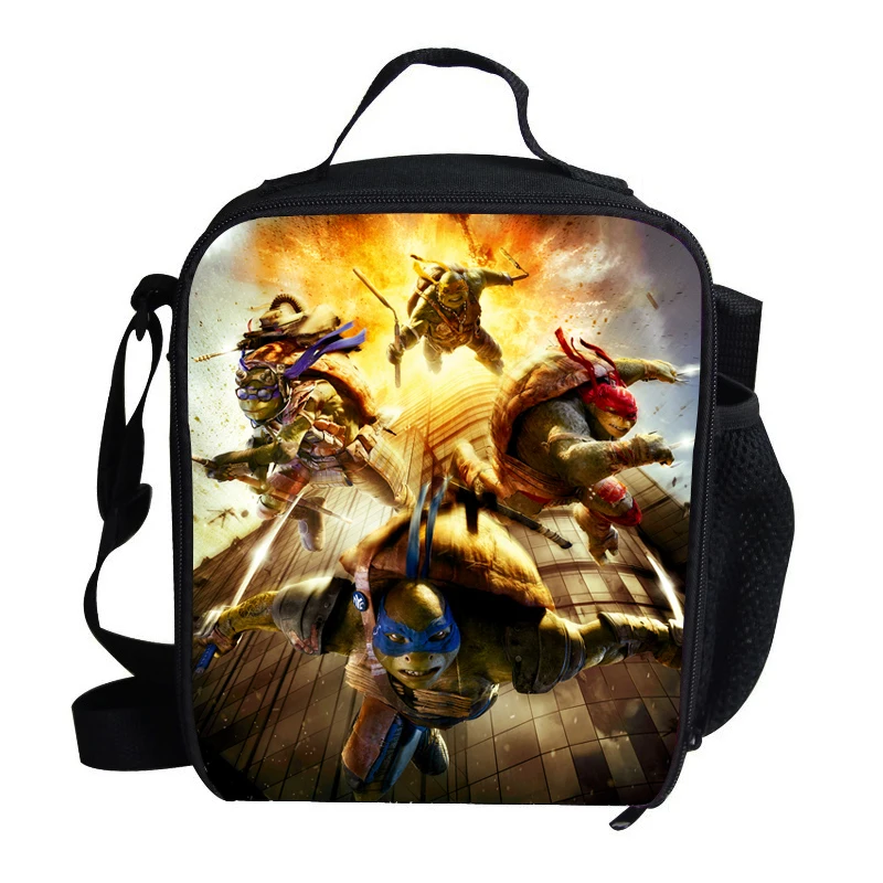 

2015 Fashion Character Lunch Bag For Kids Teenage Mutant Ninja Turtles Lunch Box Bag TMNT For Children Boys Picnic Bags