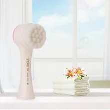 Силиконовый чистящий инструмент двухсторонняя инструкция мягкая волосяная щетка для чистки глубокой очистки, для лица щетка для мытья