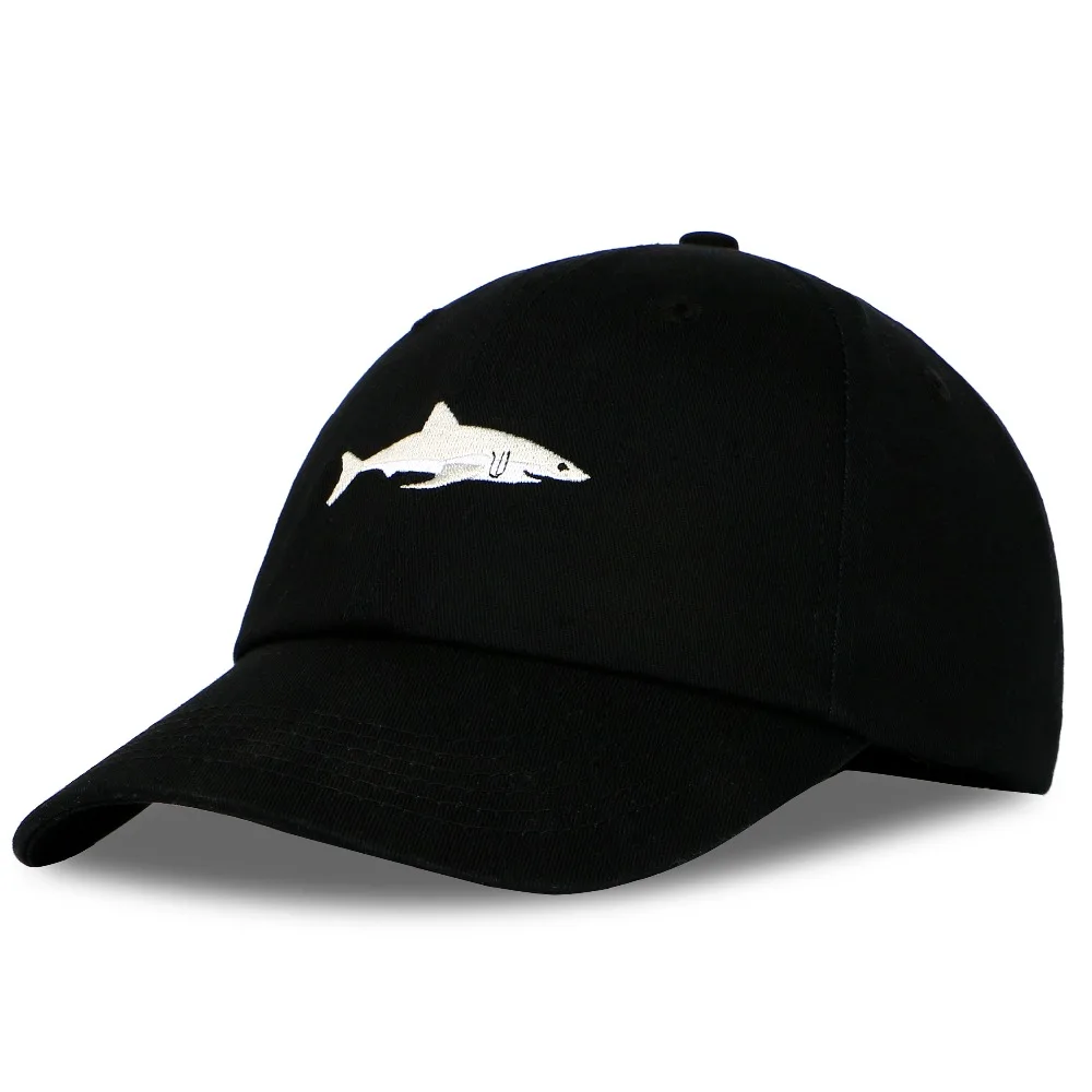 Cora Wang 100% cotton Washed casquette baseball caps Men hats Shark Embroidery Dad Hat for Women gorras planas snapback bosco