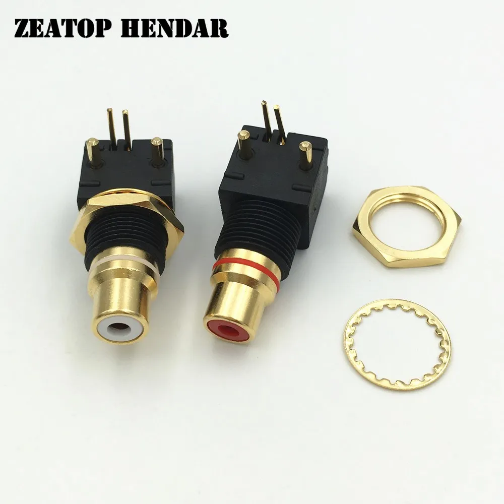 8 шт. латунные RCA гнездовые разъемы Панель Mout шасси|connector socket|connector chassisconnector panel |