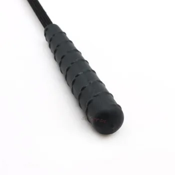 Smspade Black Leather Ridding Crop Whip, Sex Whip Paddle Toys Ridding Sex Whip Toys For Couples Sexy Game Play 5