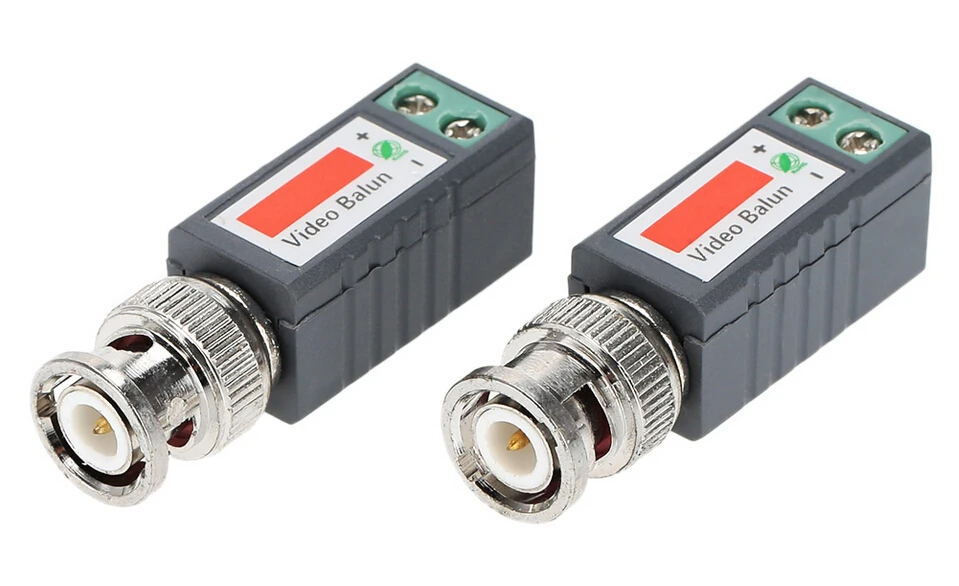 10Pairs 20Pieces CCTV Video Balun Passive Transceivers 2000ft Distance UTP Balun BNC Cable Cat5 CCTV UTP Video Balun