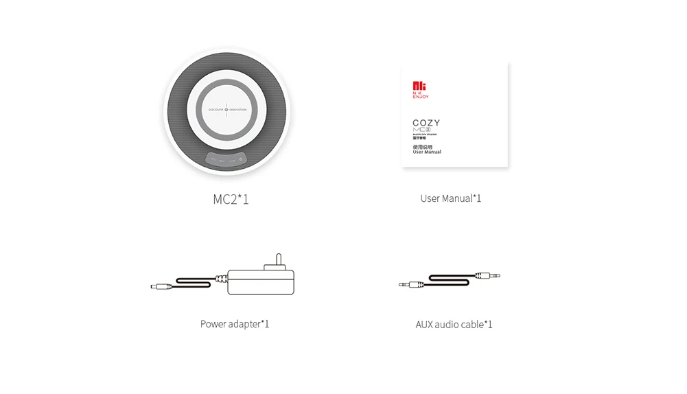 Nillkin 2в1 QI Быстрое беспроводное зарядное устройство+ bluetooth-динамик уютный MC2 с NFC AUX входом CSR 4,0 hi-fi звук домашний динамик