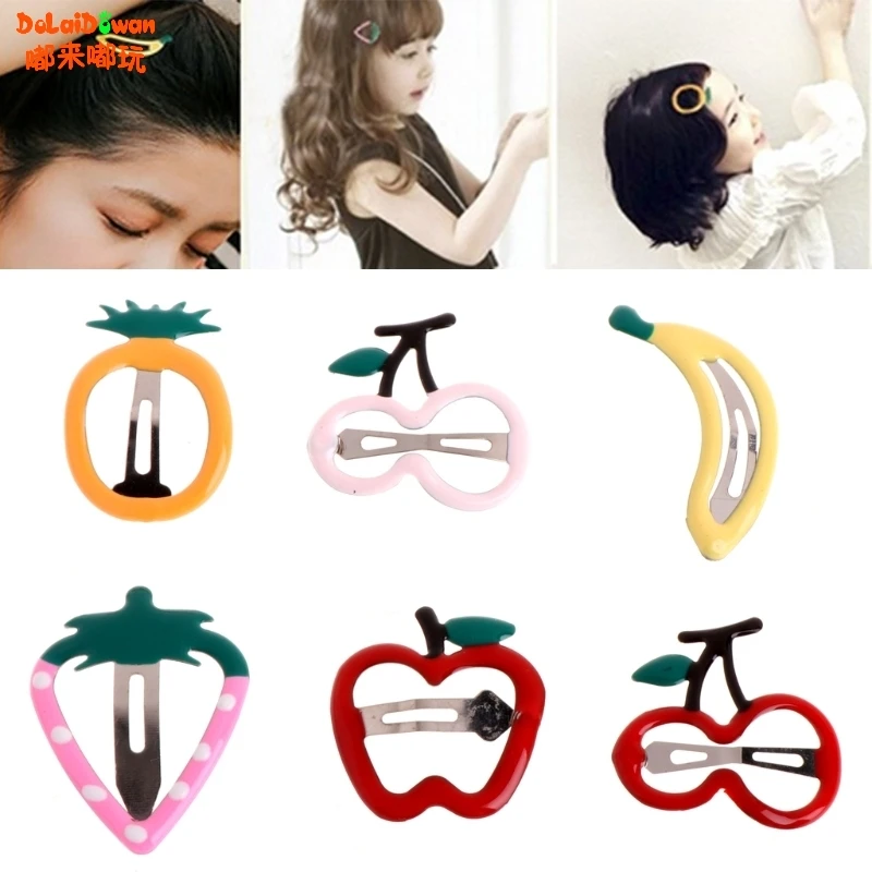 

Fruit Candy Color Girls' Cute Hairpin Kids Sweet Hair Clips Grips Accessories