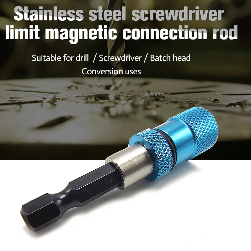 

58mm 1/4" Hex Hex Shank Drill Screw Magnetic Drywall Screw Bit Holder Quick Release Handle Screwdriver Bit Long Extention Holder