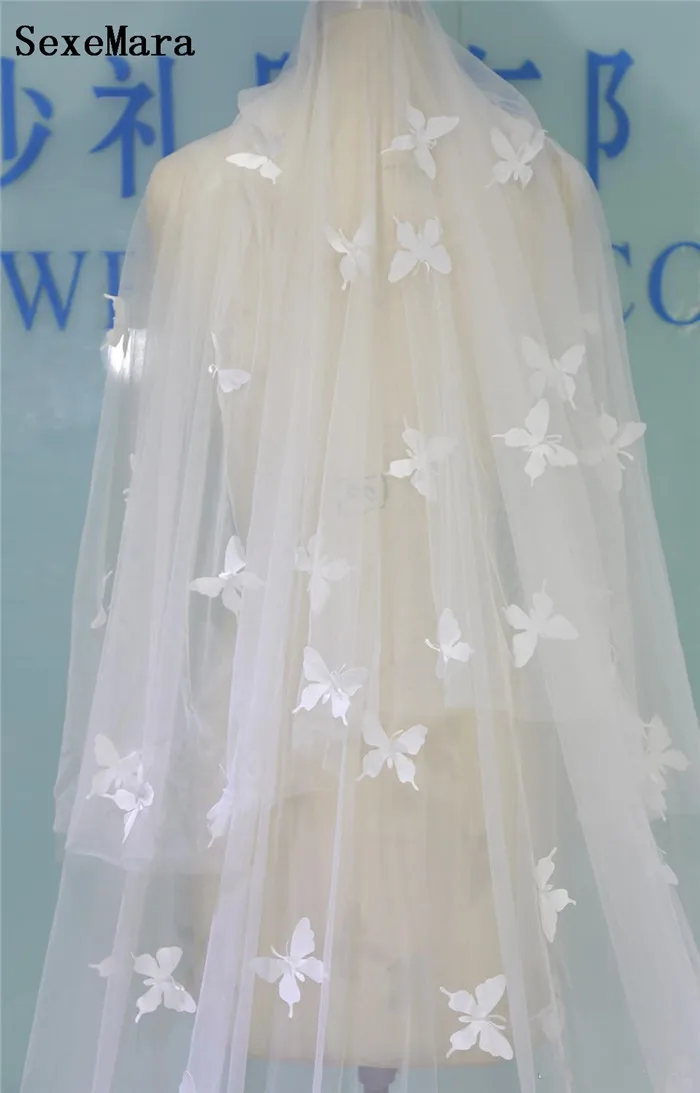 2017-new-arrival-long-wedding-veil-real-image (2)
