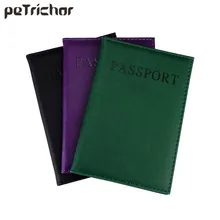 Nova Moda PU Titular do Cartão de Mulheres Viajar Passaporte Capa de Passaporte ID Titular do Cartão de Crédito de Visita Titular Passaporte Homens Carteira