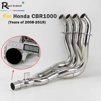 

CBR1000 Slip-On motorcycle exhaust muffler headers exhaust front link pipe escape down pipe for Honda CBR1000 2008-2019