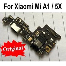 Для Xiaomi mi A1 mi A1 5X usb зарядное устройство Порт док-коннектор; pcb; плата гибкий кабель с аудиоразъемом для наушников