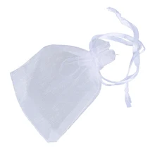 Organza Bag White 7.5 x 10 cm Organza Bag – 50 Pack