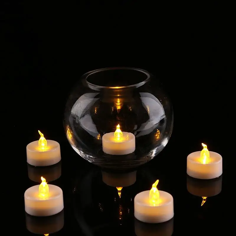 

24 Pcs Led Tea Light Batteries Flickering Flameless LED Candles Bougie Electric Candles Home Wedding Birthday Party Decoration