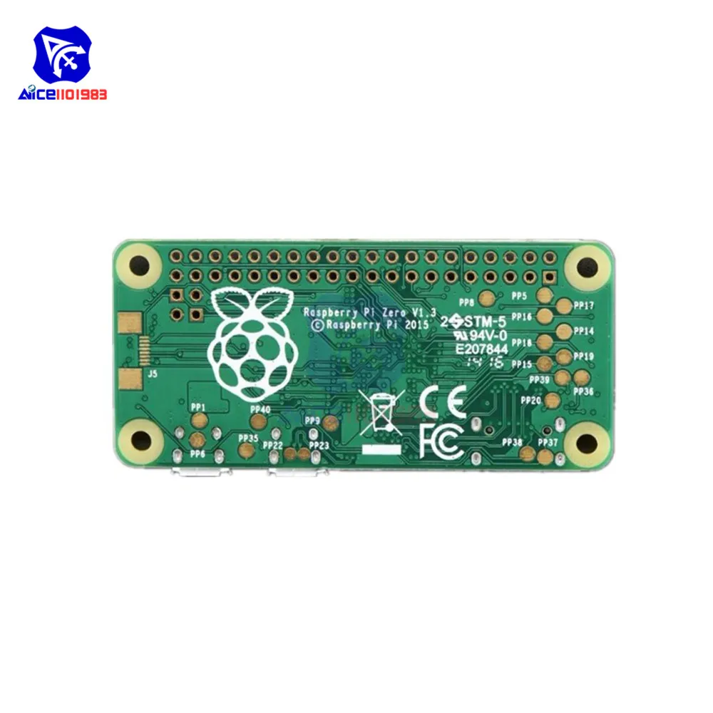 Raspberry Pi Zero v1.3 Board Camera Version HDMI Dual Micro USB Interface Micro SD Slot Development Board without Bluetooth