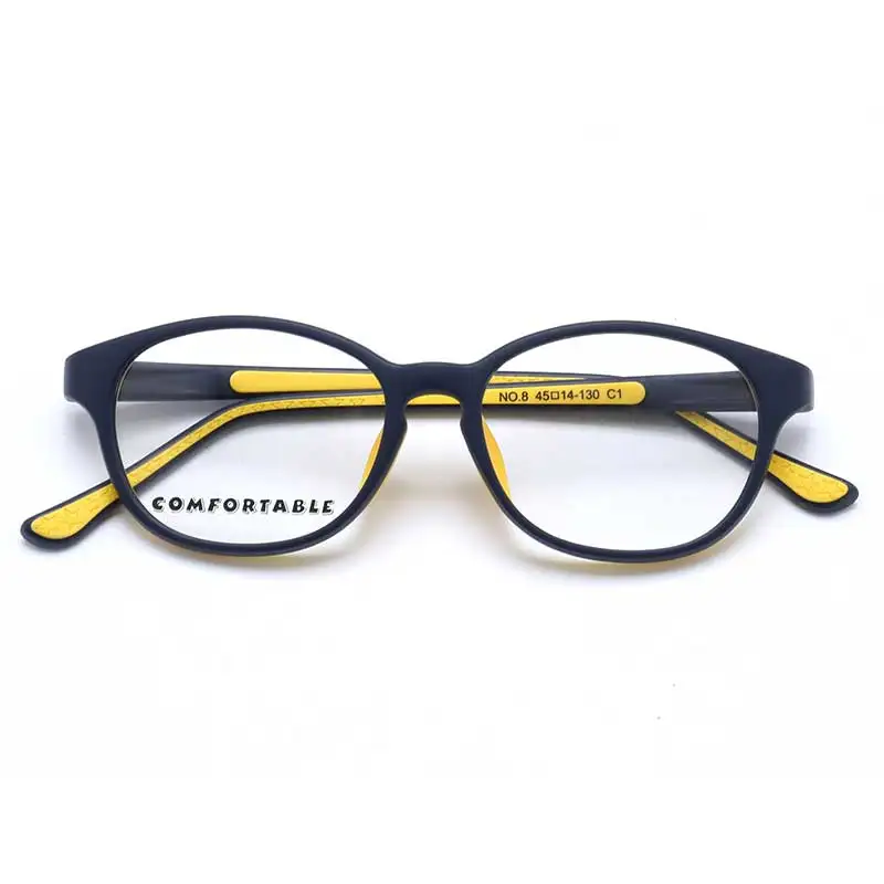 YOUTOP Kid's Anti-Blue Ray Prescription Frames Girl's Optical Eye glasses Children's Myopia Silica gel eyewear NO.8