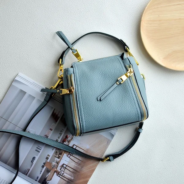 

Fashion leather bucket bag into a layer of soft leather all-match oral elegant portable shoulder diagonal Mini package