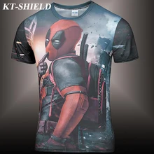 American Comic Badass Deadpool T-Shirts Men Women Cartoon Characters 3d t shirt Funny Casual tee shirts tops Hip-Hop t shirt 4XL