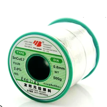 

1pc 500g Sncu 0.8MM 99.3% tin Lead -free Solder wire Soldering Welding Lead-free tin wire Circuit soldering circuit board repair