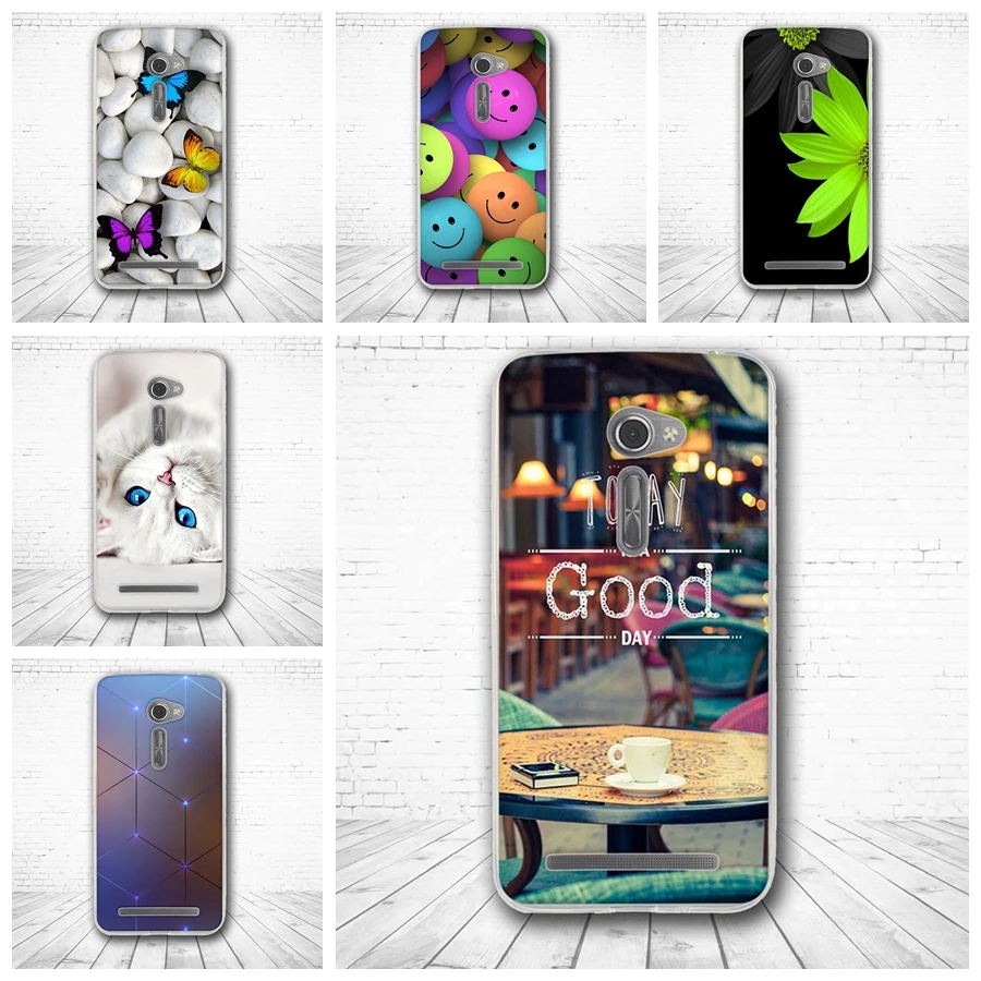 

for Asus ZenFone 2 ZE500CL 5.0" Case Pinting Back Cover for Asus zenfone 2 ZE500CL Silicon Soft Couqe for Asus ZenFone2 Bags