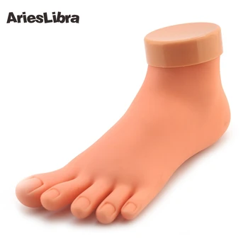 

AriesLibra Flexible Soft Plastic Mannequin Model Accessories For Draw & Decorate Practice Foot Nail Art Model Nail Sticker