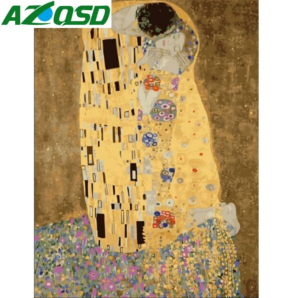 AZQSD картина по номерам Безрамное 40x50 см камень любовник картина маслом по номерам на холсте домашний декор szyh060 - изображение