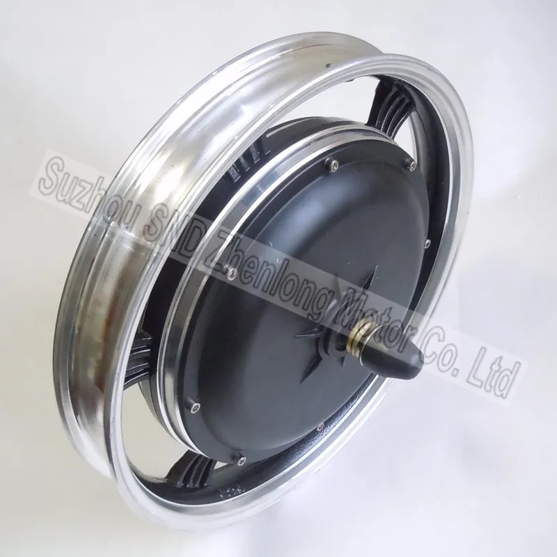 Perfect 16inch hub motor 48v60v72v 500W  e-bike front wheel fork size 100mm with disk brake speed 42km/h  / brushless hub motor G-M047 3