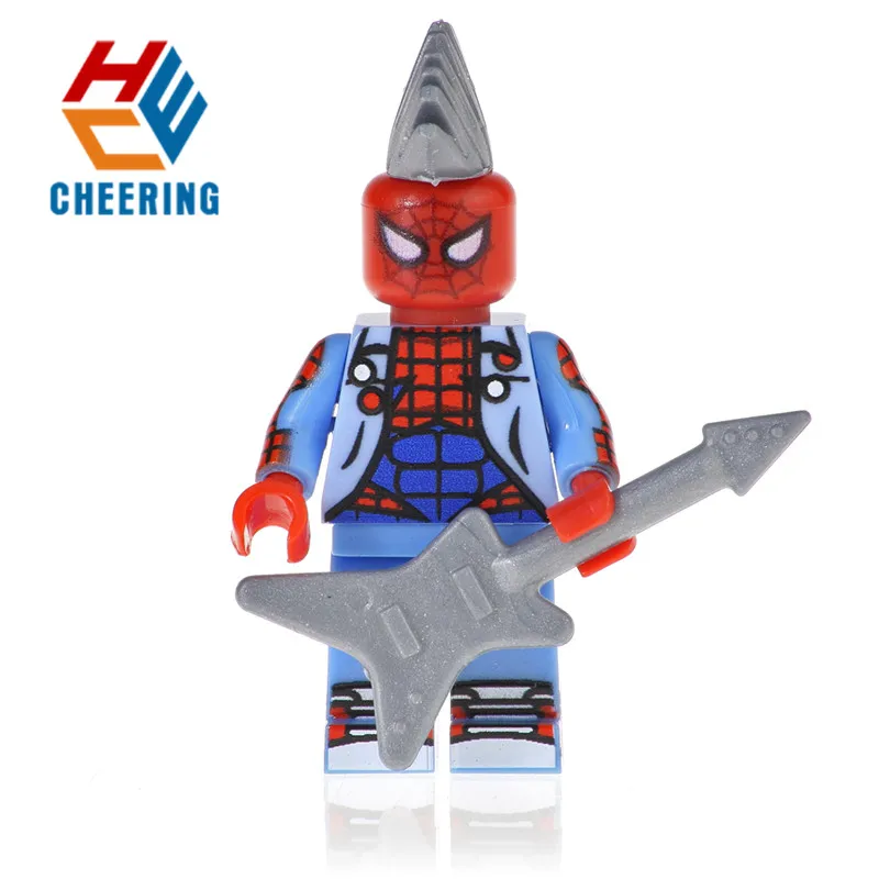 

Single Sale Building Blocks Minifigs Super Heroes Marvel Legoes Captain America Riddle Person Spider-Man Model Figure Toy PG1698
