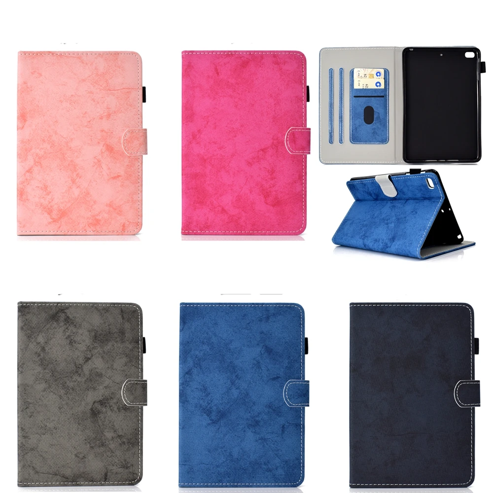 Чехол книжка из искусственной кожи в стиле ретро для Apple iPad mini 5 2019 1 2 3 4 с