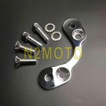 Хромированный Т-образный топ зажим на Руль Riser Mount Kit весенний адаптер вилки для Harley DNA poughco MID-USA пружинный Универсальный