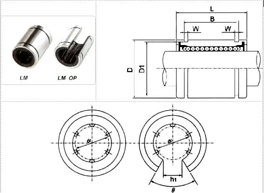 LM10LUU линейный подшипник для Hypercube Evolution, 2 шт./партия