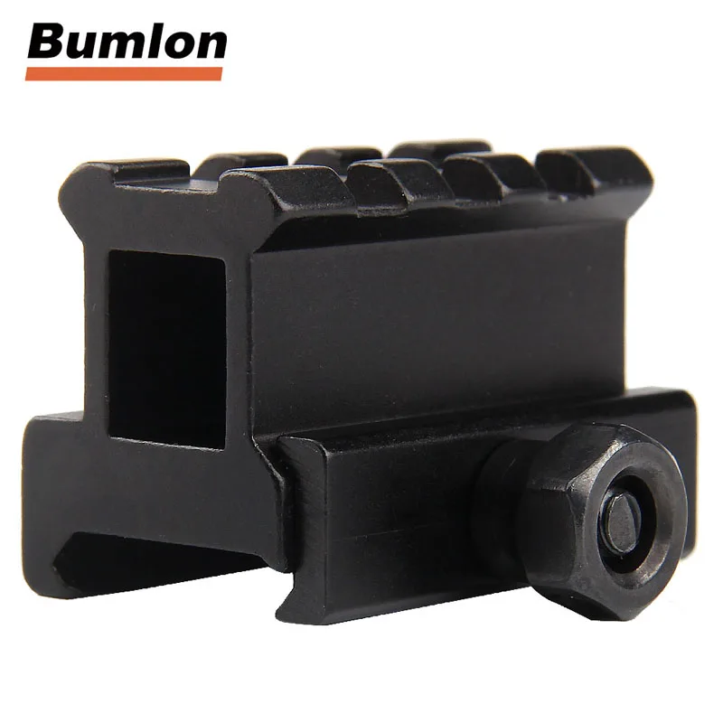 QD Rifle Scope 30MM Riser Base Mount 20MM Picatinny Weaver Rail Quick