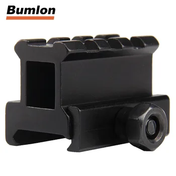 

QD Rifle Scope 30MM Riser Base Mount 20MM Picatinny Weaver Rail Quick Release for Tactical Hunting Accessory 1-0017