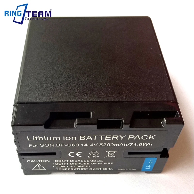 Replacement Decoded Sony Battery BP-U60 BPU60 Fit to Sony PMW-EX1 PMW-EX3 Replacement Decoded Sony Battery BP-U60 BPU60 Fit to Sony PMW-EX1 PMW-EX3