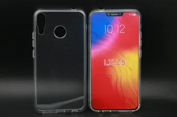 

100pcs/lot transparent smooth Soft TPU Cover Case For Lenovo Z5