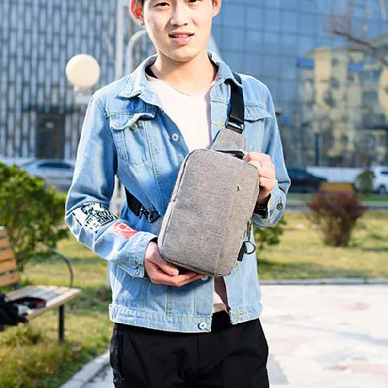 Men Women Backpack Anti Theft Teenager Canvas Chest Bag Large Casual USB Rechargeable Boy Single Shoulder Sac A Dos Homme BP0223 (11)