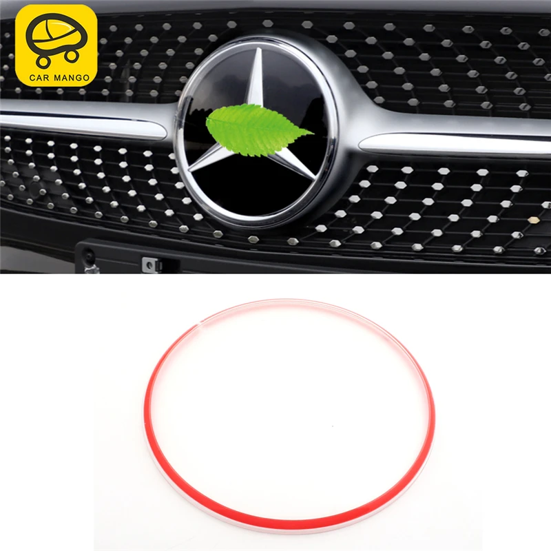 

CAR MANGO for Mersedes-benz A Class W177 V177 2019 Auto Car Front Logo Cover Trim Accessories Sticker