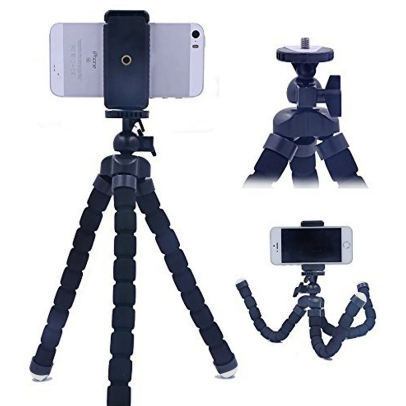 

Tripod for Phone With Remote Control Phone Clip Mini Tripod for Digital Sport Camera Mobile Phone Light Monopod
