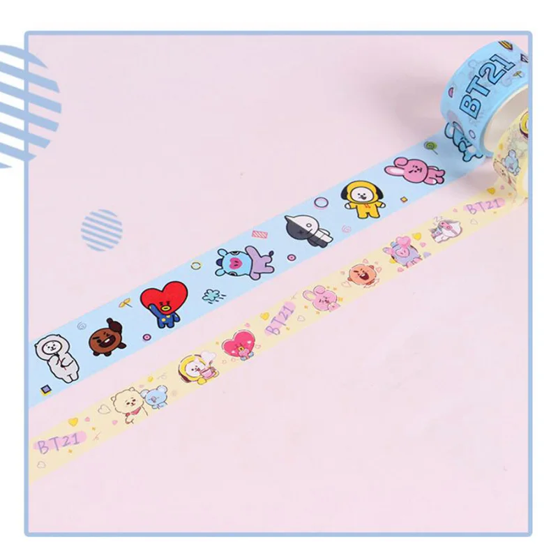 

Masking Washi Tape Decorative Adhesive Tape Decora Diy Scrapbooking Stickers Kawaii Label Stationery School Supplies