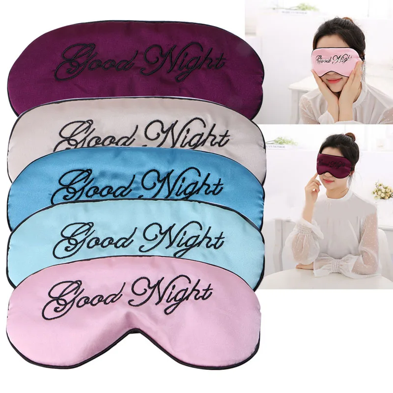 1Pc New Cute Sleep Eye Mask Padded Shade Cover Travel Relax Aid Blindfold Hot huismerk kopen in de aanbieding