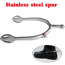 Нержавеющая сталь лошадь шпор, мужской размер, шаровой конец.(SP6127