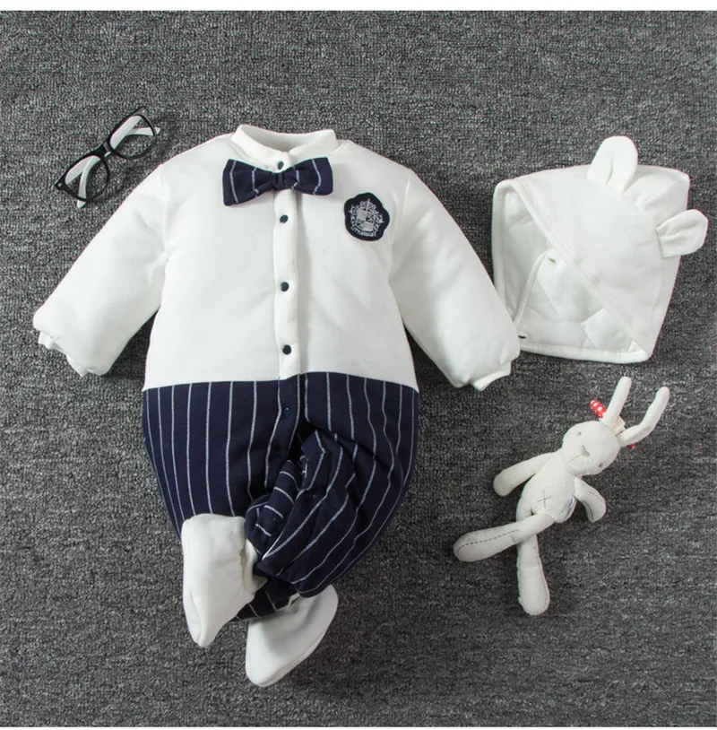Winter New Cartoon Deer Animal Newborn Rompers Fashion Cotton Baby Boy Clothes Bebe Girl Cute Clothes Stripes, Camouflage Wear03