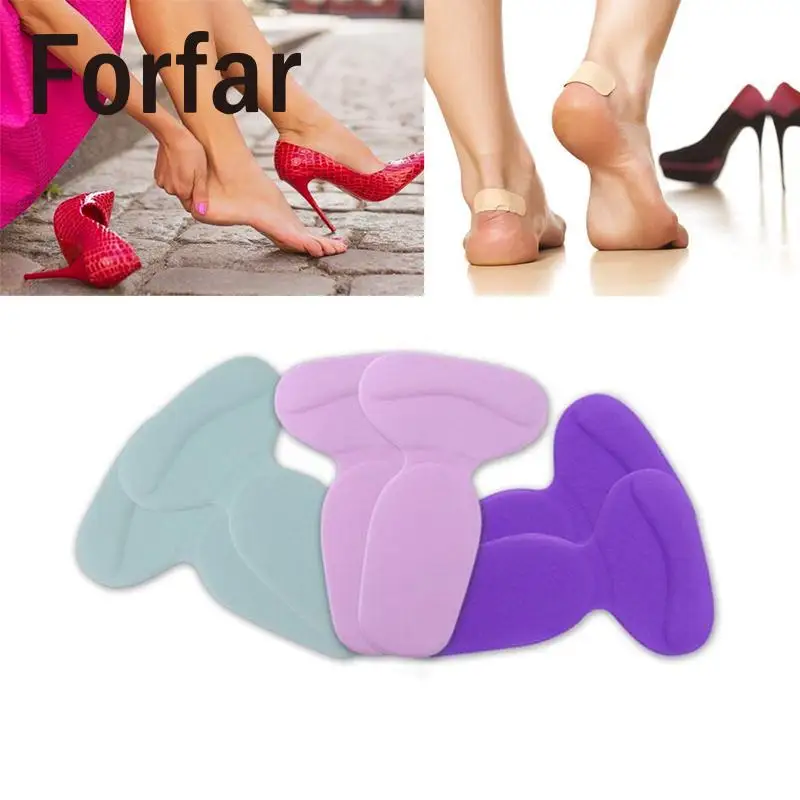 Silicone Shoe Insoles Rearfoot Heel Protector Invisible Stickers Non