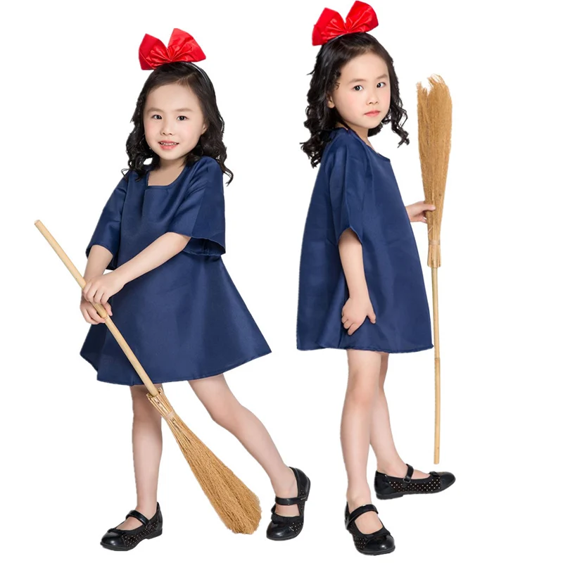 

Girl Kiki's Delivery Service Costume Halloween Carnival Cute Girl Kiki Cosplay Fancy Dress