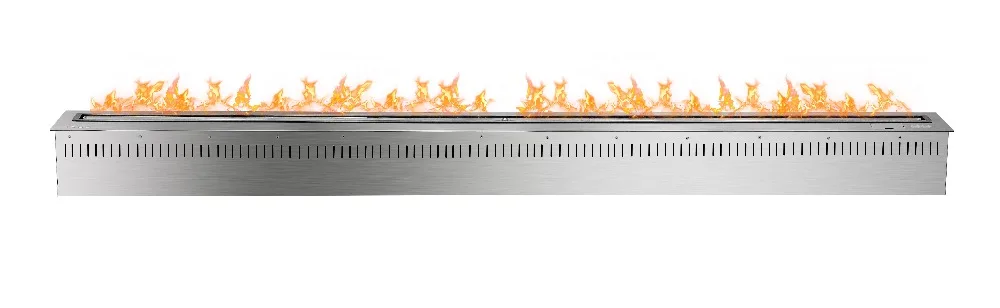 72 بوصة الفضة أو أسود ذكي عن بعد التحكم الحيوي الايثانول الكهربائية التلفزيون الوقوف الموقد