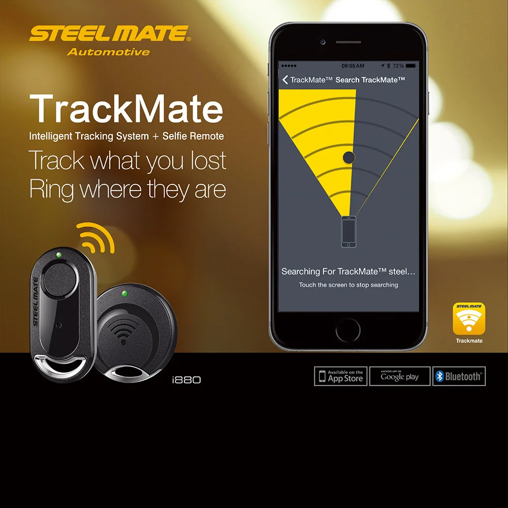 Steelmate i880 TrackMate GPS Bluetooth 2 way Intelligent Car Tracking