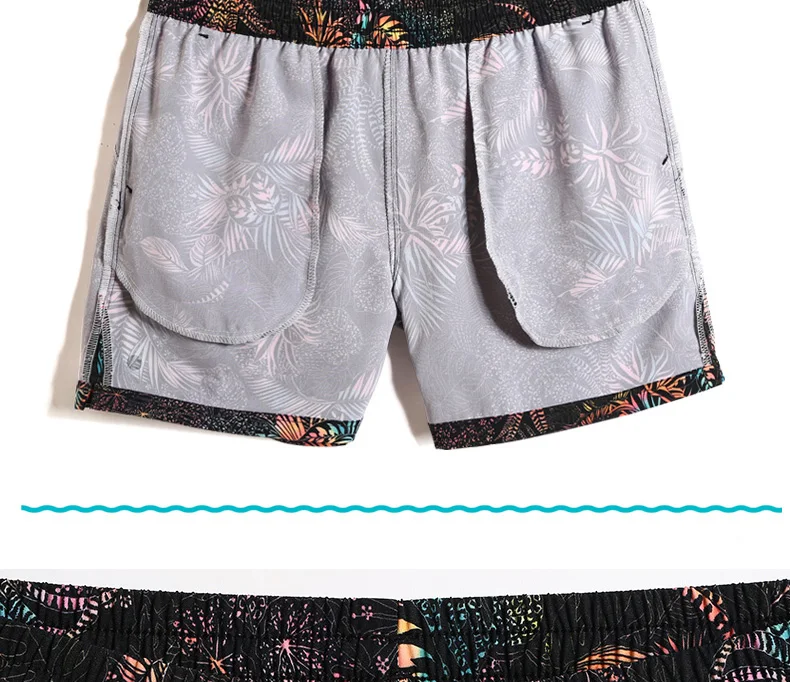 New Female Bathing suit Board shorts hawaiian bermudas quick dry surfing swimsuit breathable beach shorts swimwear mesh