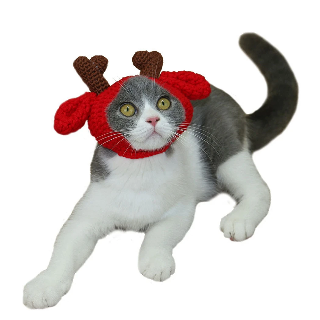 Рога шляпа кошка костюм Pet Хеллоуин костюм собаки наряды собаки шляпа Головные уборы собака волос Уход за лошадьми аксессуары украшения